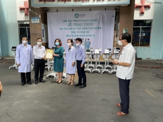 VAN PHUC GROUP TẶNG 26 MÁY THỞ RESMED CHO CÁC BỆNH VIỆN TẠI TP.THỦ ĐỨC